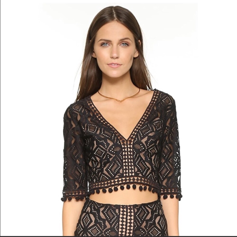 FOR THE LOVE AND LEMONS Florence crop top ☀️